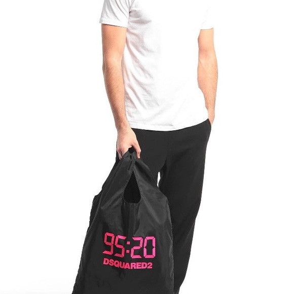 DSQUARED2 Black and Pink Tote Bag 95:20 - Picture 3 of 3